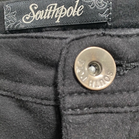 Women’s Black Southpole size Large Button/Zip up Jeggings/Pants‎ - Picture 4 of 7